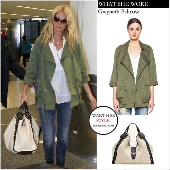 Current/Elliott the Infantry Jacket Army Green Utility Celeb viral size 0 xs Y2K - Picture 12 of 14